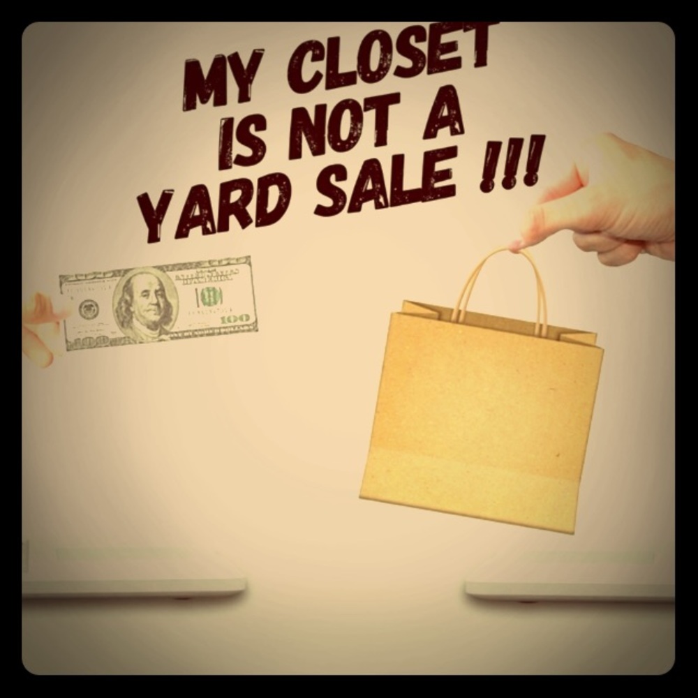 No Yard Sale Here-Shop My Closet & SAVE